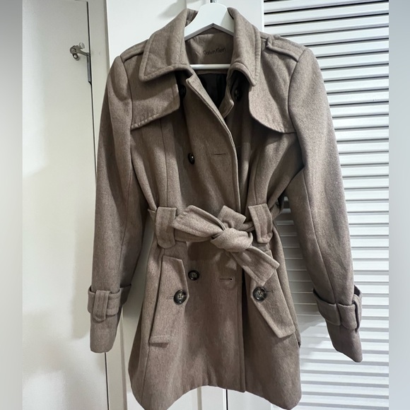 Calvin Klein 55% wool coat - Picture 1 of 10